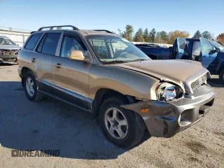 2004 Hyundai Santa Fe GLS with VIN KM8SC73D04U686851, listed as a Copart auction lot 78108514 with 92,297 mi miles and Salvage Title. Bid and sale history available at carsss.com. Image 4.