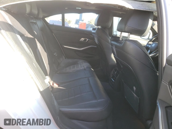 2020 BMW 3 Series 330i with VIN WBA5R1C02LFH48666, listed as a Copart auction lot 67959402 with 57,074 mi miles. Bid and sale history available at carsss.com. Image 10.