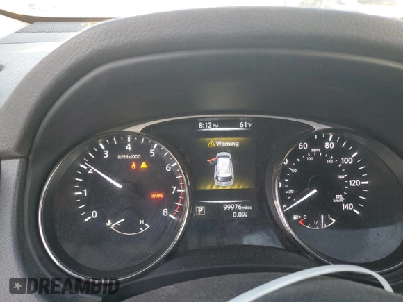 2016 Nissan Rogue SV with VIN KNMAT2MTXGP630315, listed as a Copart auction lot 44406575 with 99,976 mi miles and Salvage Title. Bid and sale history available at DreamBid. Image 9.