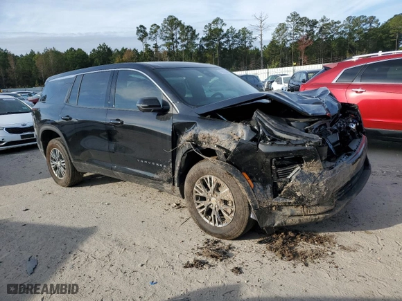 2024 Chevrolet Traverse FWD LS with VIN 1GNEREKS8RJ191057, listed as a Copart auction lot 82803544 with 7,231 mi miles and Salvage Title. Bid and sale history available at carsss.com. Image 4.