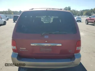 2003 Kia Sedona LX with VIN KNDUP131636364111, listed as a Copart auction lot 77393214 with 0 mi miles and Salvage Title. Bid and sale history available at carsss.com. Image 6.