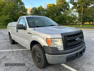2014 Ford F-150 XL с VIN 1FTMF1CM8EKE73497, выставлен на аукционе Copart как лот 56907565 с пробегом 121 704 миль миль и Чистый • Clean title. История ставок и продаж доступна на DreamBid. Изображение 1.