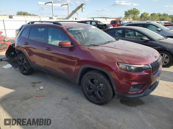 2020 Jeep Cherokee Altitude with VIN 1C4PJMLN3LD533340, listed as a Copart auction lot 73144224 with 29,282 mi miles and Salvage Title. Bid and sale history available at carsss.com. Image 4.