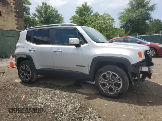 2015 Jeep Renegade Limited with VIN ZACCJBDT0FPB75329, listed as a Copart auction lot 62853495 with 114,693 mi miles and Salvage title. Bid and sale history available at DreamBid. Image 4.
