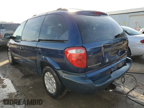 2002 Dodge Caravan with VIN 1B4GP25R42B592214, listed as a Copart auction lot 43773885 with 166,052 mi miles and Salvage title. Bid and sale history available at DreamBid. Image 2.