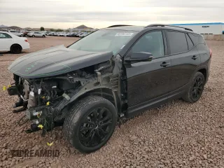 2020 GMC Terrain SLT with VIN 3GKALVEX2LL200629, listed as a Copart auction lot 45706165 with 24,039 mi miles and Salvage Title. Bid and sale history available at carsss.com. Image 1.