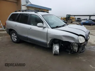 2006 Hyundai Santa Fe GLS with VIN KM8SC73D46U044314, listed as a Copart auction lot 45935335 with 259,062 mi miles and Salvage Title. Bid and sale history available at carsss.com. Image 4.
