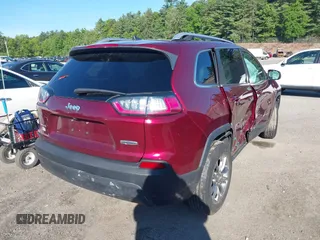 2019 Jeep Cherokee Latitude Plus with VIN 1C4PJMLB1KD191245, listed as a IAAI auction lot 42288666 with 110,720 mi miles and . Bid and sale history available at DreamBid. Image 4.