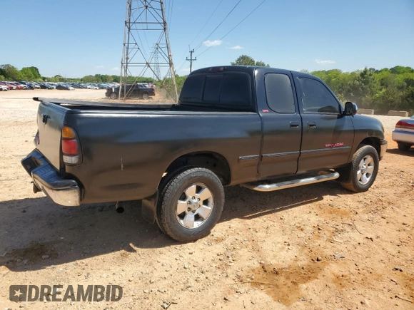 2002 Toyota Tundra SR5 with VIN 5TBRN34182S310211, listed as a Copart auction lot 51939535 with 225,058 mi miles and Salvage Title. Bid and sale history available at DreamBid. Image 3.