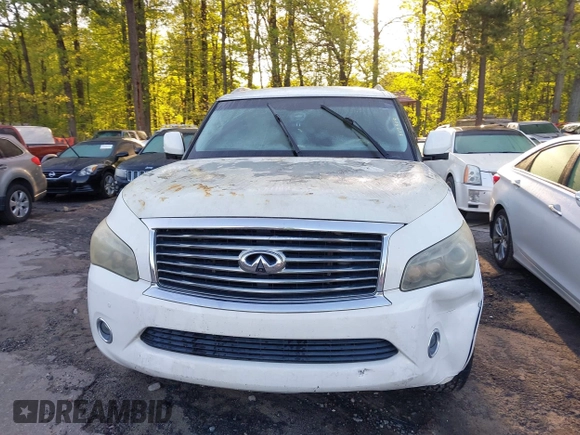 2012 Infiniti QX56 7-passenger with VIN JN8AZ2NF8C9517909, listed as a IAAI auction lot 41982636 with 186,422 mi miles and . Bid and sale history available at DreamBid. Image 12.