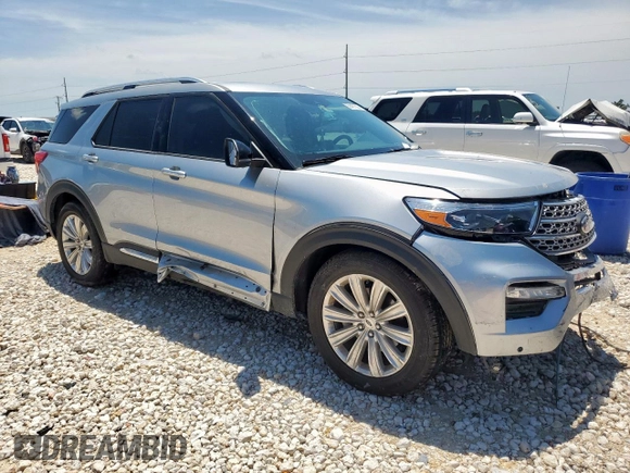 2023 Ford Explorer Limited with VIN 1FMSK7FH7PGB29102, listed as a Copart auction lot 58467555 with 31,286 mi miles and Salvage title. Bid and sale history available at DreamBid. Image 4.