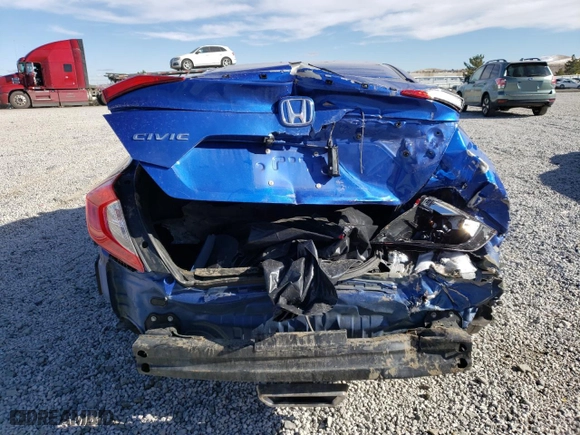 2021 Honda Civic Sedan Sport with VIN 19XFC2F88ME202852, listed as a Copart auction lot 46253065 with 52,426 mi miles and Salvage Title. Bid and sale history available at carsss.com. Image 6.