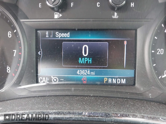 2019 Buick Encore Preferred with VIN KL4CJASB0KB858150, listed as a IAAI auction lot 42054631 with 43,624 mi miles. Bid and sale history available at carsss.com. Image 16.
