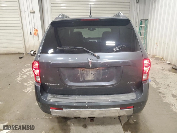 2009 Pontiac Torrent with VIN 2CKDL43F196208062, listed as a Copart auction lot 50140705 with 179,658 mi miles and Non Repairable. Bid and sale history available at carsss.com. Image 6.