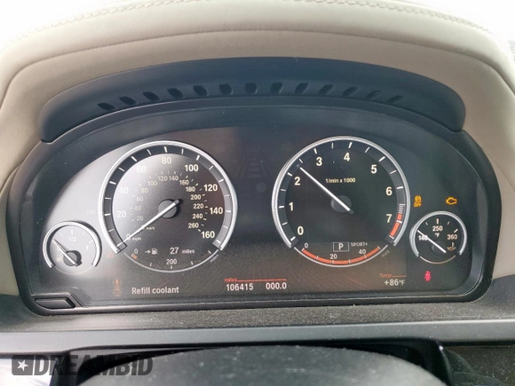 2009 BMW 7 Series 750Li с VIN WBAKB835X9CY59713, выставлен на аукционе Copart как лот 57151385 с пробегом 106 415 миль миль и Чистый • Clean title. История ставок и продаж доступна на DreamBid. Изображение 9.