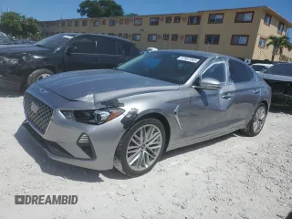 2020 Genesis G70 2.0T z VIN KMTG64LA2LU062426, wystawiony jako Copart lot #57937265 z przebiegiem 45 255 mil mil oraz Szkoda całkowita • Salvage title. Historia ofert i sprzedaży dostępna na DreamBid. Obrazek 1.