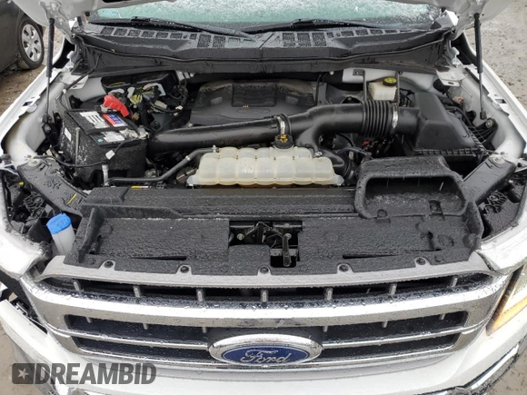 2021 Ford F-150 XL with VIN 1FTFX1E85MKD62166, listed as a Copart auction lot 79425944 with 52,130 mi miles and Salvage title. Bid and sale history available at DreamBid. Image 11.