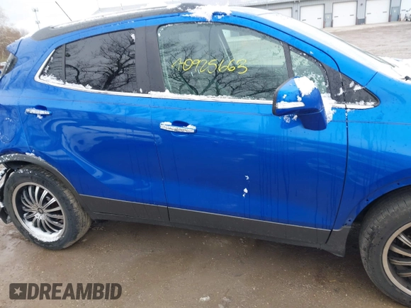2016 Buick Encore with VIN KL4CJASB5GB716352, listed as a IAAI auction lot 40925663 with 108,049 mi miles and . Bid and sale history available at carsss.com. Image 14.
