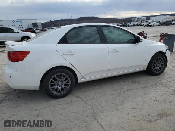 2012 Kia Forte EX with VIN KNAFU4A23C5637085, listed as a Copart auction lot 46808705 with 284,039 mi miles and Salvage Title. Bid and sale history available at carsss.com. Image 3.