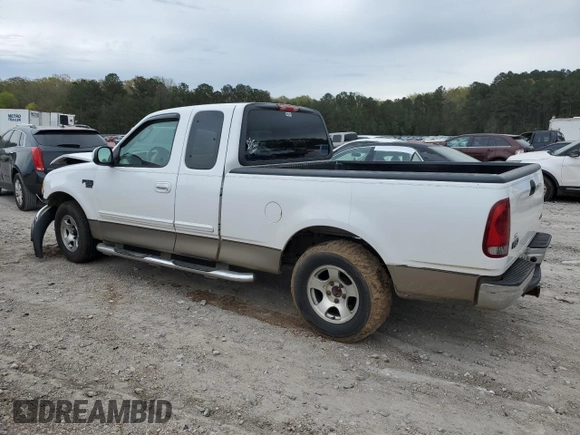 2002 Ford F-150 XL with VIN 1FTRX17WX2KC49979, listed as a Copart auction lot 50528355 with 0 mi miles and Salvage Title. Bid and sale history available at carsss.com. Image 2.