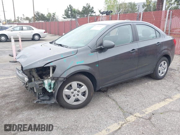 2016 Chevrolet Sonic LS с VIN 1G1JA5SG4G4127564, выставлен на аукционе IAAI как лот 41883847 с пробегом 55 433 миль миль и . История ставок и продаж доступна на DreamBid. Изображение 2.