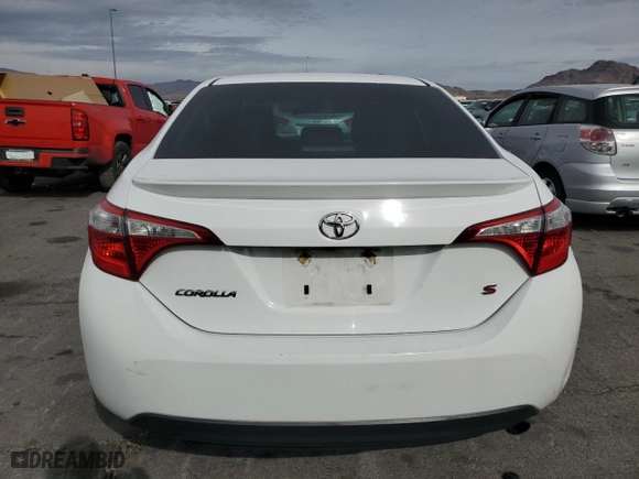 2016 Toyota Corolla L with VIN 2T1BURHEXGC742486, listed as a Copart auction lot 47469595 with 124,727 mi miles and Salvage Title. Bid and sale history available at carsss.com. Image 6.