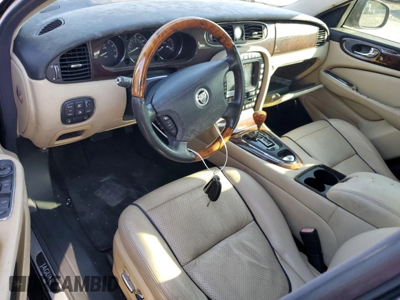 2008 Jaguar XJ with VIN SAJWA79B98SH29042, listed as a Copart auction lot 43599575 with Not Provided miles and Salvage Title. Bid and sale history available at carsss.com. Image 8.