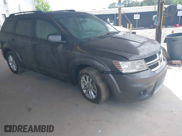 2014 Dodge Journey SXT with VIN 3C4PDCBB3ET144042, listed as a IAAI auction lot 42095860 with 154,847 mi miles. Bid and sale history available at carsss.com. Image 1.
