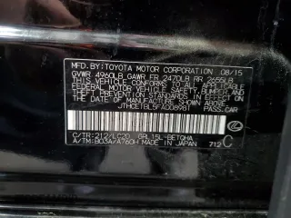 2015 Lexus GS 350 with VIN JTHCE1BL5FA008981, listed as a Copart auction lot 56535925 with 116,954 mi miles and Salvage title. Bid and sale history available at DreamBid. Image 12.