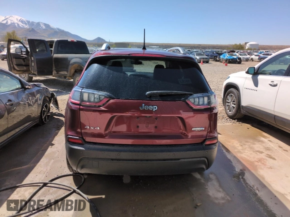 2020 Jeep Cherokee Latitude Plus with VIN 1C4PJMLB3LD569499, listed as a Copart auction lot 52995085 with 105,221 mi miles and Clean Title. Bid and sale history available at DreamBid. Image 6.
