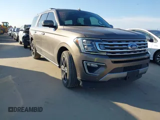 2019 Ford Expedition Max Limited z VIN 1FMJK1KTXKEA75351, wystawiony jako IAAI lot #41620986 z przebiegiem 91 281 mil mil oraz . Historia ofert i sprzedaży dostępna na DreamBid. Obrazek 1.