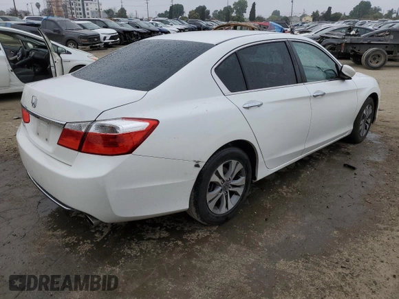 2015 Honda Accord Sedan LX with VIN 1HGCR2F38FA112582, listed as a Copart auction lot 50356995 with 125,701 mi miles and Salvage Title. Bid and sale history available at carsss.com. Image 3.
