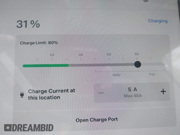 2025 Tesla Model Y Long Range with VIN 7SAYGDED0SA357488, listed as a IAAI auction lot 41550514 with 6 mi miles and . Bid and sale history available at DreamBid. Image 12.