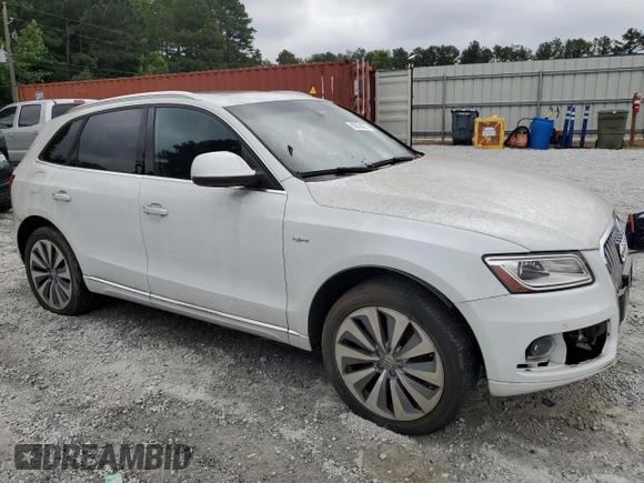 2015 Audi Q5 Hybrid Prestige with VIN WA1C8AFP5FA004140, listed as a Copart auction lot 59724025 with 41,445 mi miles and Clean title. Bid and sale history available at DreamBid. Image 4.
