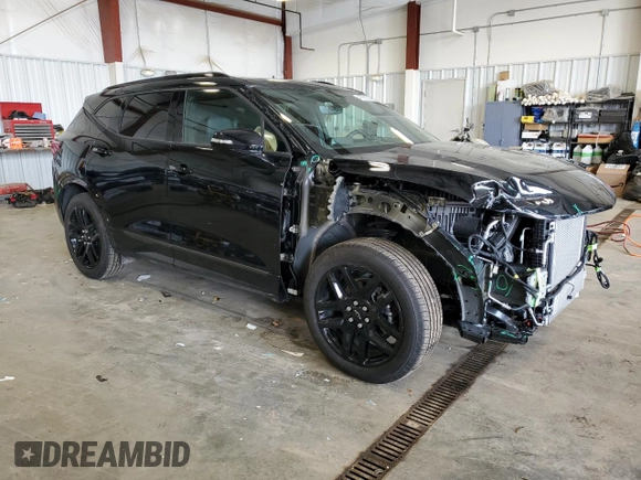 2025 Chevrolet Blazer RS with VIN 3GNKBKRS8SS120909, listed as a Copart auction lot 49952595 with 5,381 mi miles and Salvage title. Bid and sale history available at DreamBid. Image 4.