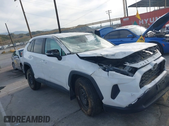 2022 Toyota RAV4 LE with VIN 2T3K1RFV3NC188126, listed as a IAAI auction lot 42037772 with 54,057 mi miles. Bid and sale history available at carsss.com. Image 1.