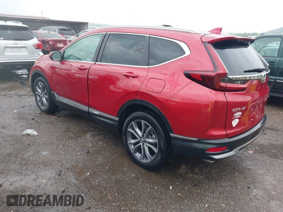2021 Honda CR-V Touring with VIN 2HKRW2H9XMH663315, listed as a IAAI auction lot 42188893 with 26,203 mi miles and . Bid and sale history available at DreamBid. Image 3.