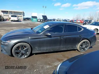 2023 Genesis G70 2.0T z VIN KMTG34TA9PU109174, wystawiony jako IAAI lot #41582887 z przebiegiem 72 996 mil mil oraz . Historia ofert i sprzedaży dostępna na DreamBid. Obrazek 14.