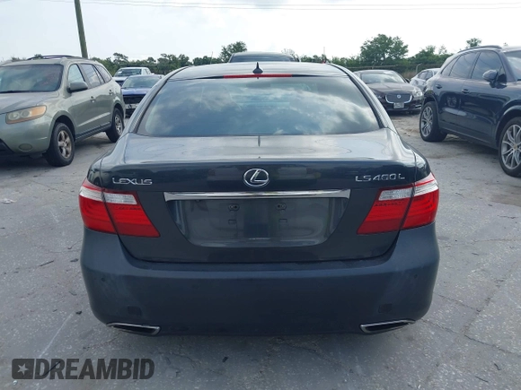 2008 Lexus LS 460 L with VIN JTHGL46F385031829, listed as a IAAI auction lot 42219797 with 162,332 mi miles and . Bid and sale history available at DreamBid. Image 16.
