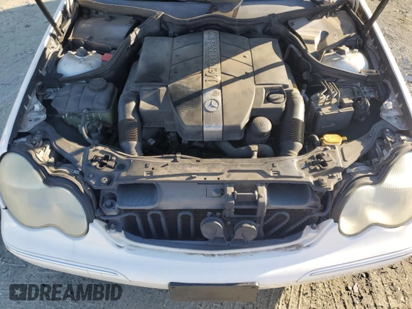 2004 Mercedes-Benz C 240 with VIN WDBRF81J44F502877, listed as a Copart auction lot 44931635 with 147,778 mi miles and Salvage title. Bid and sale history available at DreamBid. Image 11.