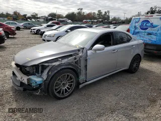 2010 Lexus IS 350 with VIN JTHBE5C2XA5024202, listed as a Copart auction lot 89040045 with Not Provided miles and Salvage Title. Bid and sale history available at DreamBid. Image 1.