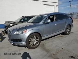 2007 Audi Q7 Premium с VIN WA1BV74L97D055082, выставлен на аукционе Copart как лот 59395975 с пробегом Не указан миль и Списание • Salvage title. История ставок и продаж доступна на DreamBid. Изображение 1.