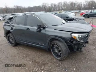 2020 GMC Terrain SLT with VIN 3GKALPEV8LL179991, listed as a IAAI auction lot 41113409 with 70,814 mi miles. Bid and sale history available at carsss.com. Image 1.