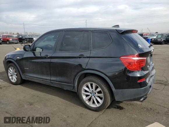 2013 BMW X3 xDrive28i with VIN 5UXWX9C55D0A18437, listed as a Copart auction lot 43840045 with 116,411 mi miles and Salvage Title. Bid and sale history available at carsss.com. Image 2.