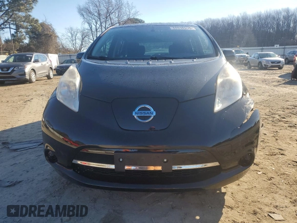 2015 Nissan LEAF S with VIN 1N4AZ0CP6FC332542, listed as a Copart auction lot 88850955 with 47,921 mi miles and Salvage Title. Bid and sale history available at DreamBid. Image 5.
