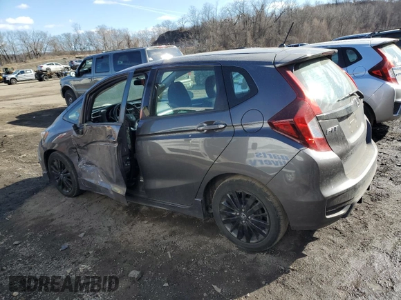 2018 Honda Fit Sport with VIN 3HGGK5H63JM727275, listed as a Copart auction lot 47428985 with 77,746 mi miles and Salvage Title. Bid and sale history available at carsss.com. Image 2.