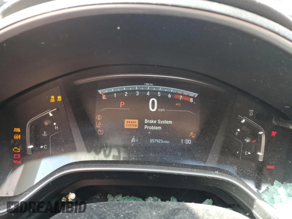 2018 Honda CR-V Touring with VIN 5J6RW2H99JL006734, listed as a Copart auction lot 52220685 with 57,923 mi miles and Salvage Title. Bid and sale history available at carsss.com. Image 9.