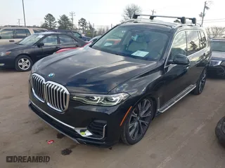 2019 BMW X7 xDrive50i with VIN 5UXCX4C51KLS36907, listed as a IAAI auction lot 41525923 with 75,791 mi miles. Bid and sale history available at carsss.com. Image 19.