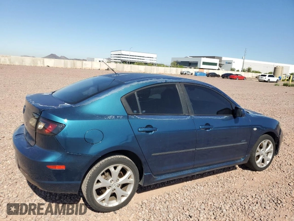 2008 Mazda 3 s GT *Ltd Avail* with VIN JM1BK323X81863664, listed as a Copart auction lot 53407145 with 192,467 mi miles and Clean Title. Bid and sale history available at carsss.com. Image 3.