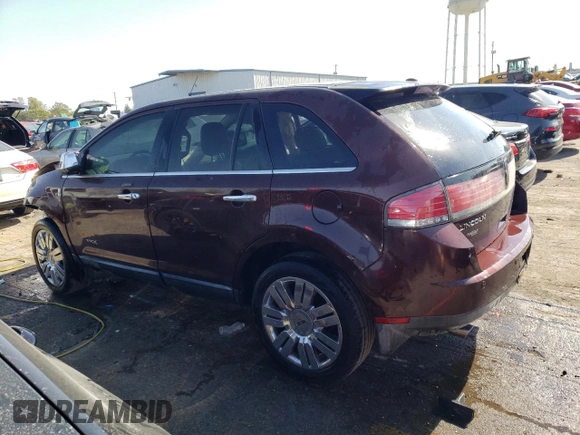 2009 Lincoln MKX with VIN 2LMDU68C79BJ04519, listed as a Copart auction lot 74599384 with 151,188 mi miles and Salvage Title. Bid and sale history available at carsss.com. Image 2.